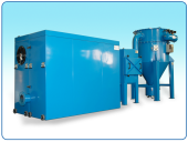 Acoustic chamber for central vacuum system